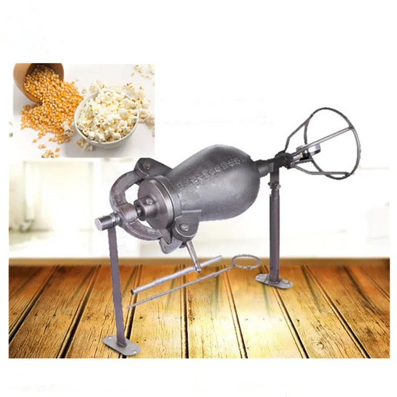 

Hand popcorn maker corn maize-popping popper machines rice puffed machine 1.5kg