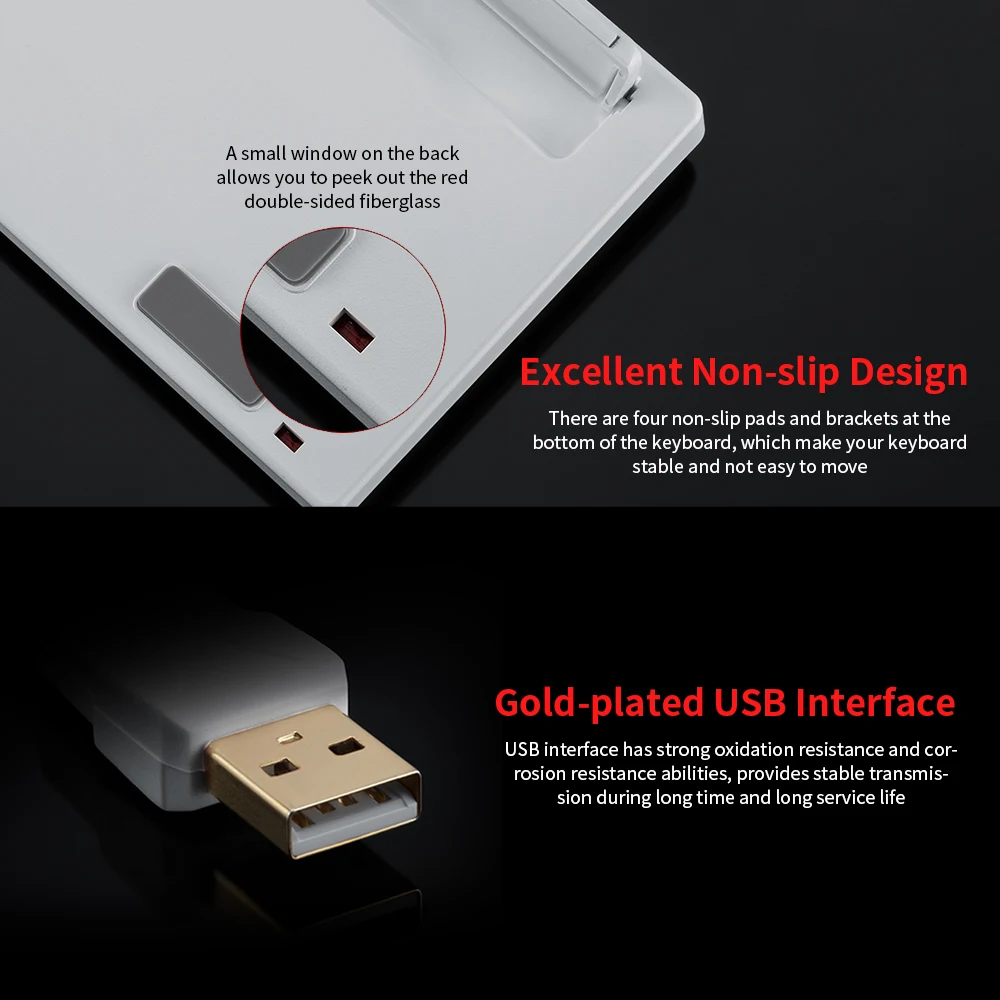 MOTOSPEED CK104 Механическая игровая клавиатура Проводная USB красочная светодиодная