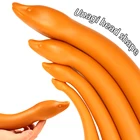 Анальный фаллоимитатор, мягкий, гибкий, длинный, большой, анальная пробка для мастурбации, стимуляция флирта, секс-игрушки унисекс