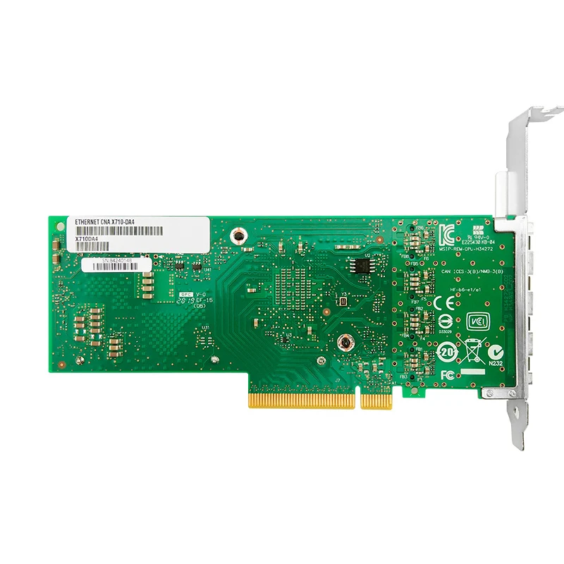 X710-DA4 Ethernet конвергентный сетевой адаптер 4 Порты и разъёмы для программирования в производственных условиях+ 10 Гб PCI-e3.0 карты контроллера