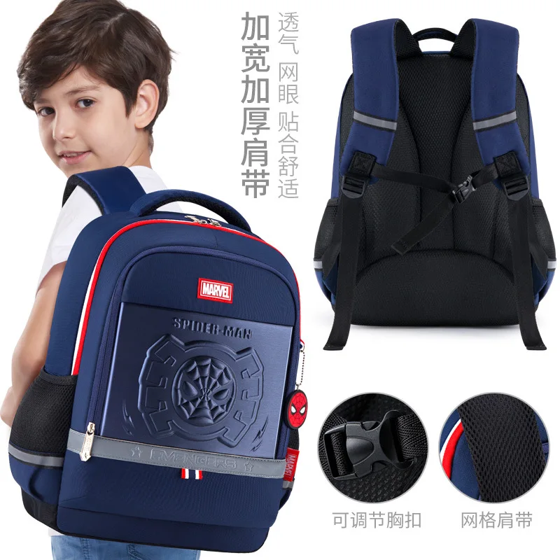 Authentic Disney Schoolbag Primary School Students 6-12 Years Old Lightweight New Boys Large Capacity Children Boys