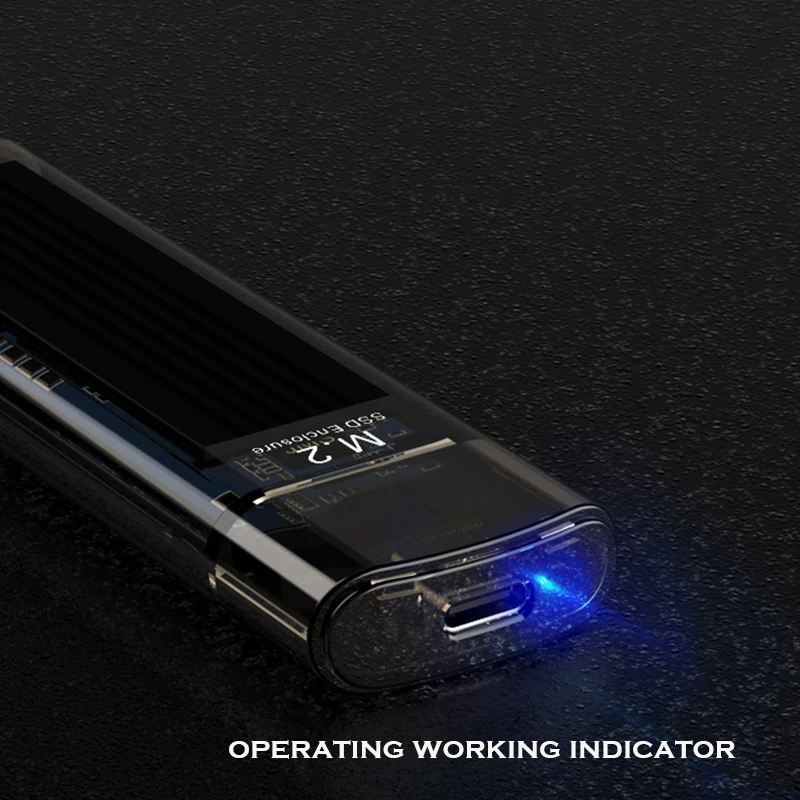 Чехол для M2 SSD Футляр NVME M.2 на USB Type C 3 1 адаптер PCIE NGFF SATA M/B Key чехол диска SSD|USB-хабы| |