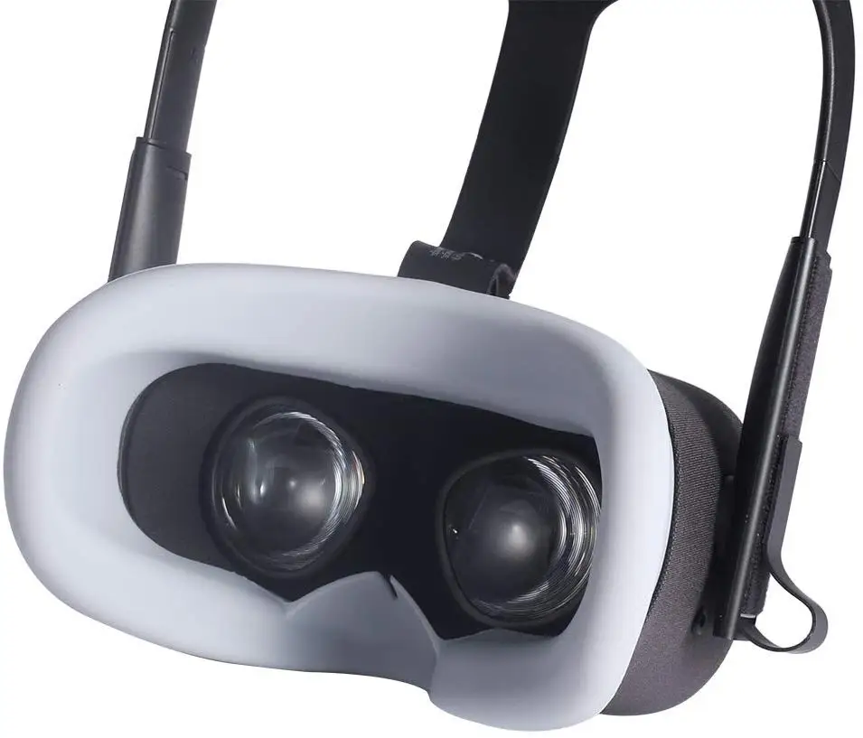 Гибкий силиконовый чехол для лица VR Сменный Набор Чехол для Oculus Quest все-в-одном VR игровая гарнитура