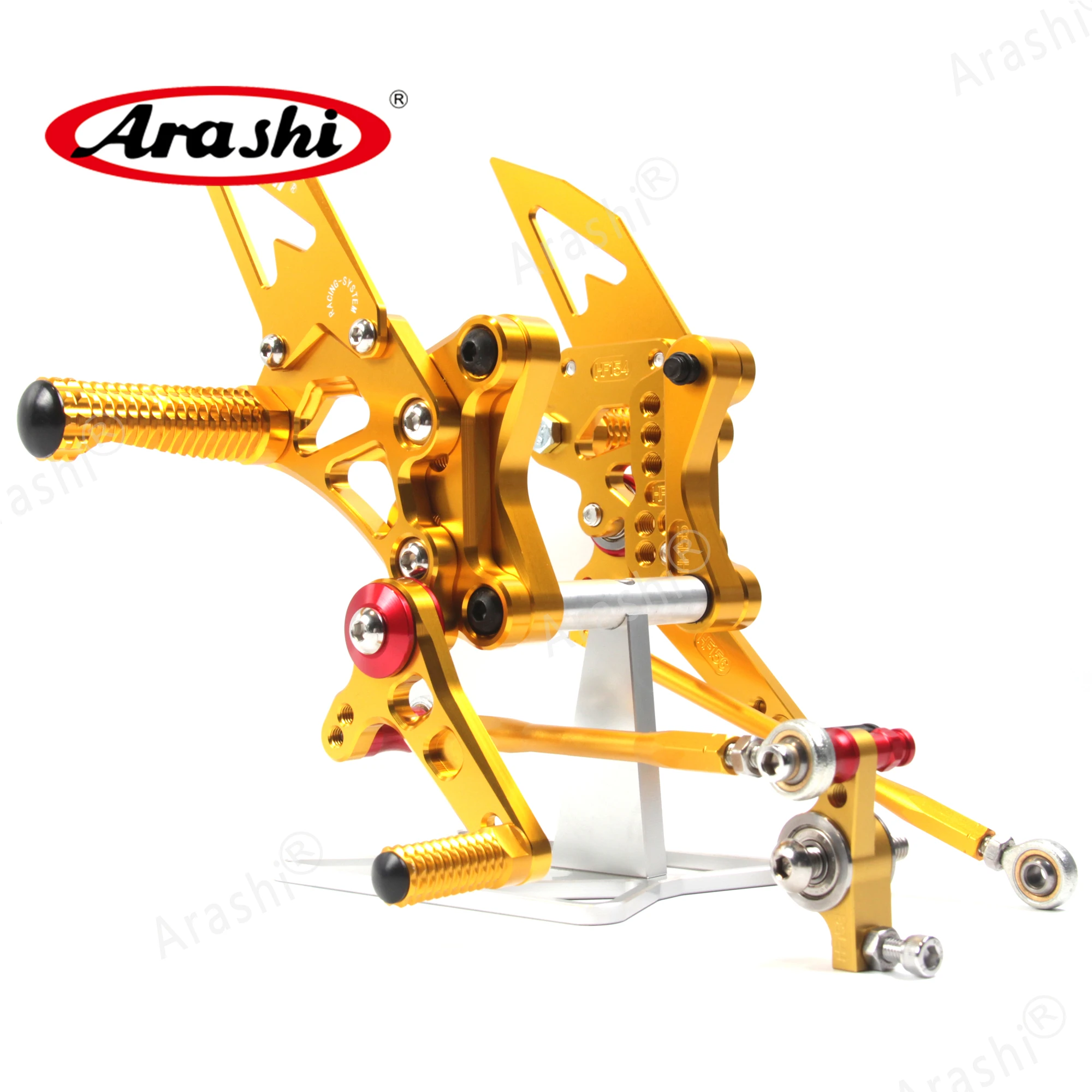 Араши Rearset для поездок на мотоцикле DUCATI 848 2008 2009 2010 ЧПУ Регулируемые подножки