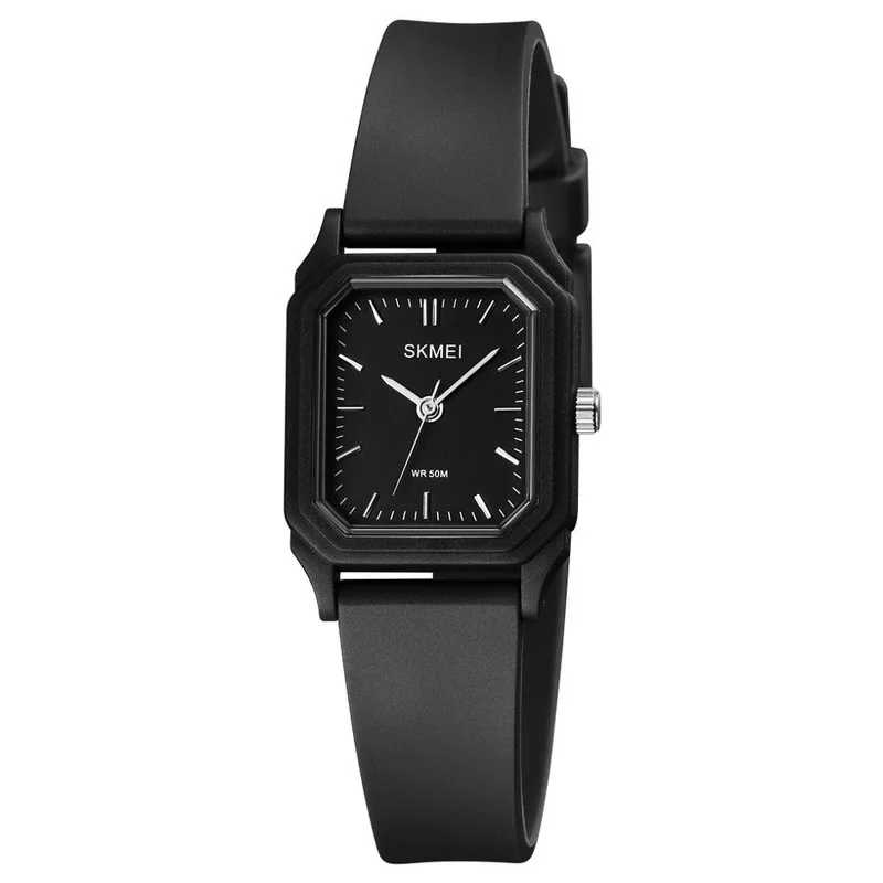 

Skmei 1651 Square Casual Simple Digital Watch 50M Waterproof Simple Design Black Ordinary Pin Buckle Female Watch