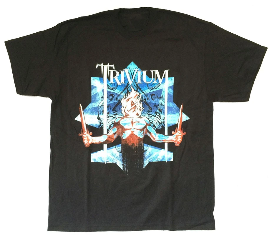 Trivium Rising The Crusade 2007 World Tour Usa Europe черная футболка новая классическая с