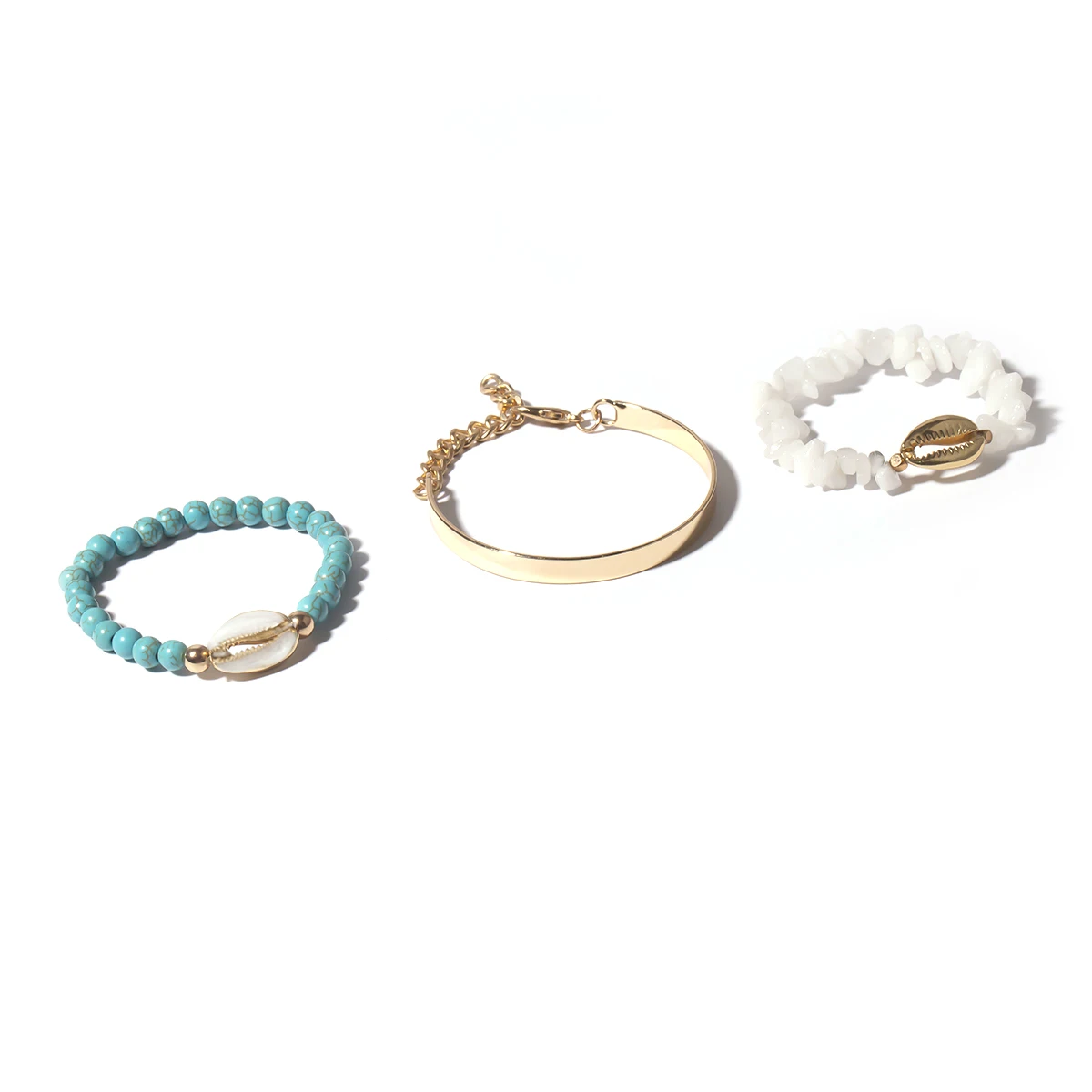 3 шт./компл. богемный Браслет из натуральной кожи | Украшения и аксессуары