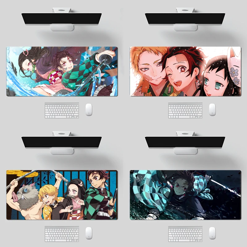 

Kimetsu no Yaiba Tanjirou Kamado аниме Клавиатура для ноутбука Настольный коврик Офисный Компьютерный коврик для мыши коврик для ноутбука