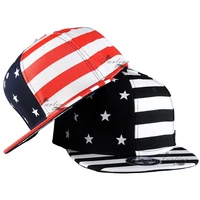furling girl new fasion usa flag snapback hat cap hip hop hats baseball caps hiphop american flag for men women unisex