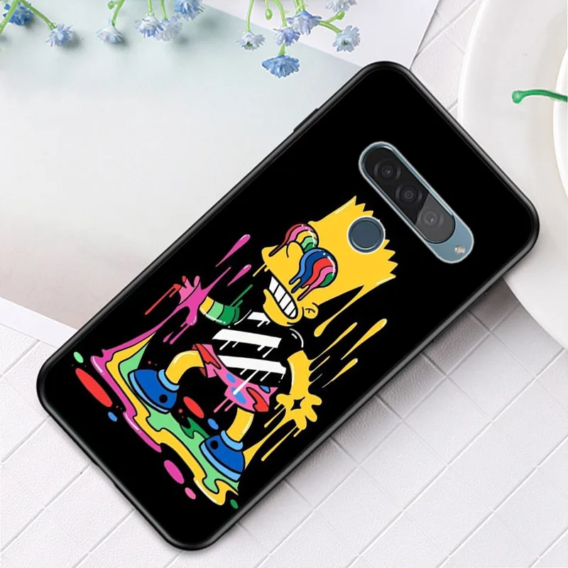 Чехол Simpsons для Google Pixel 6 Pro 5 5A 4 4A XL чехол LG Q60 V60 V50 V50S V40 V35 V30 черный мягкий телефона |