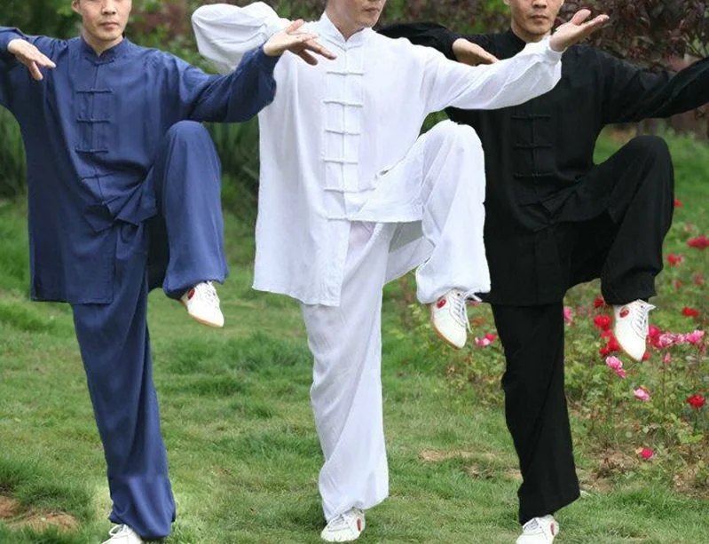 

unisex 6color pure cotton short/long sleeve kung fu martial arts suits wushu taiji clothing