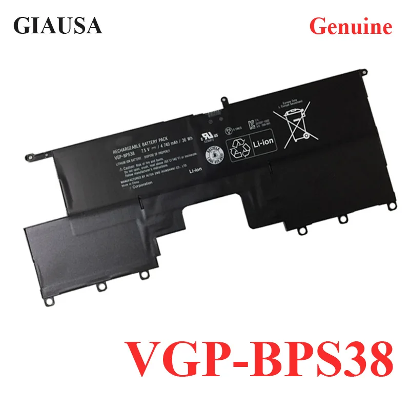 Аккумулятор GIAUSA для ноутбука Sony PRO11 оригинальный аккумулятор PRO13 P132200C P11226SCBI P13227SC