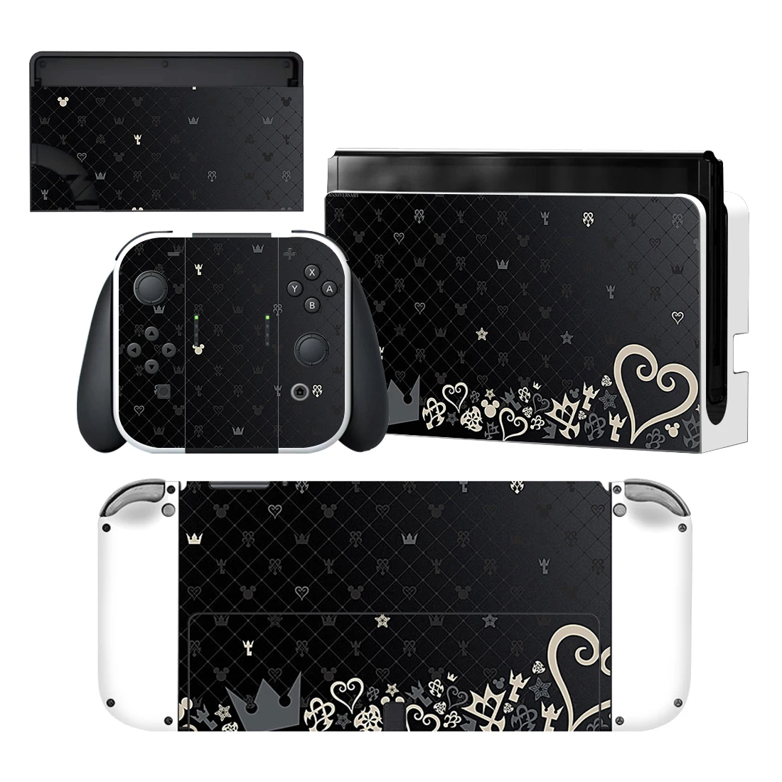 

Kingdom Hearts Nintendoswitch Skin Cover Sticker Decal for Nintendo Switch OLED Console Joy-con Controller Dock Vinyl
