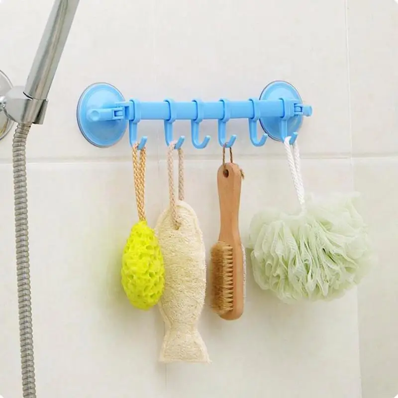 

Bathroom lock type powerful suction cup hook, kitchen seamless and hooks and nail-free 6 bathroom V3Y2