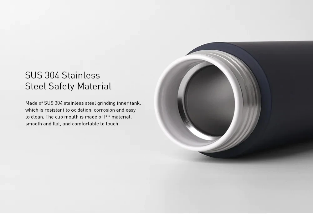 Xiaomi Mijia 350 мл Нержавеющая сталь термос чашка термос 6 часов Настой «Умная» бутылка Термоизолированный бутылка