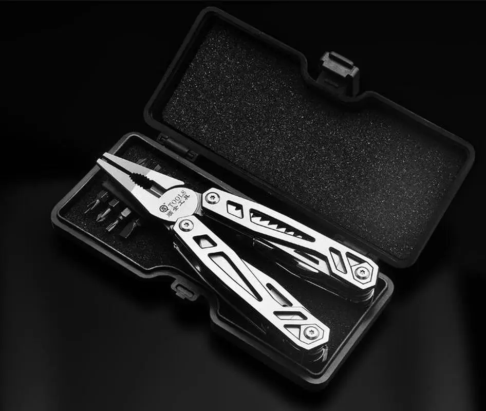 Многофункциональный комбинированный инструмент плоскогубцы складной нож