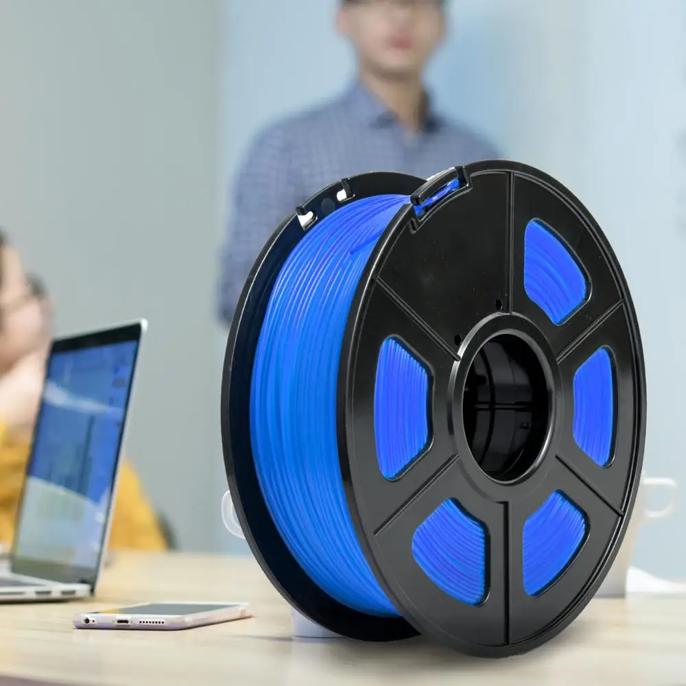 Синий PLA нити прозрачный 1 кг/катушка 75 мм печатные материалы поставки 3D FDM принтер