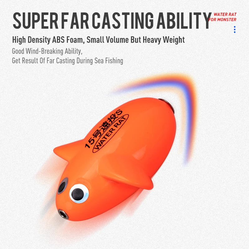 Kingdom WATERRAT Fishing Lure Sinking Floating 70mm 30g/50g 90mm 75g/90g Artificial Far Casting Bionic Hard Bait Fishing Tackles