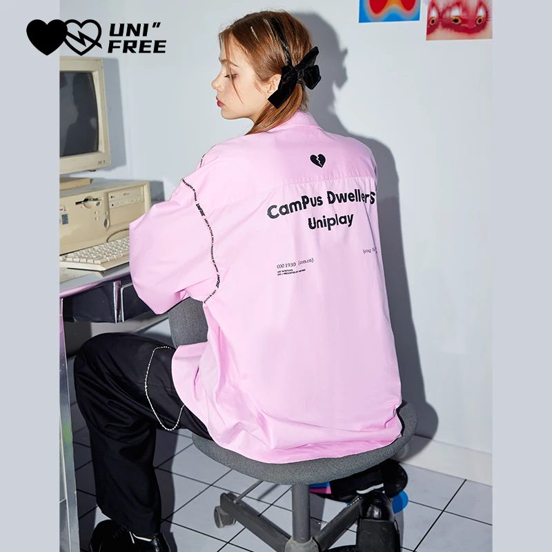 

Свитшоты UNIFREE, винтажные женские рубашки с длинным рукавом, осенне-зимние толстовки, свитшоты, Свободный пуловер, свитшот, топы