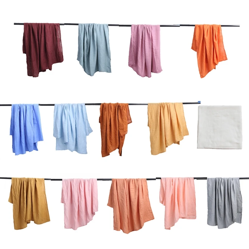 

Bamboo Cotton Baby Blanket Newborn Bath Gauze Infant Swaddle Wrap Sleepsack U50F
