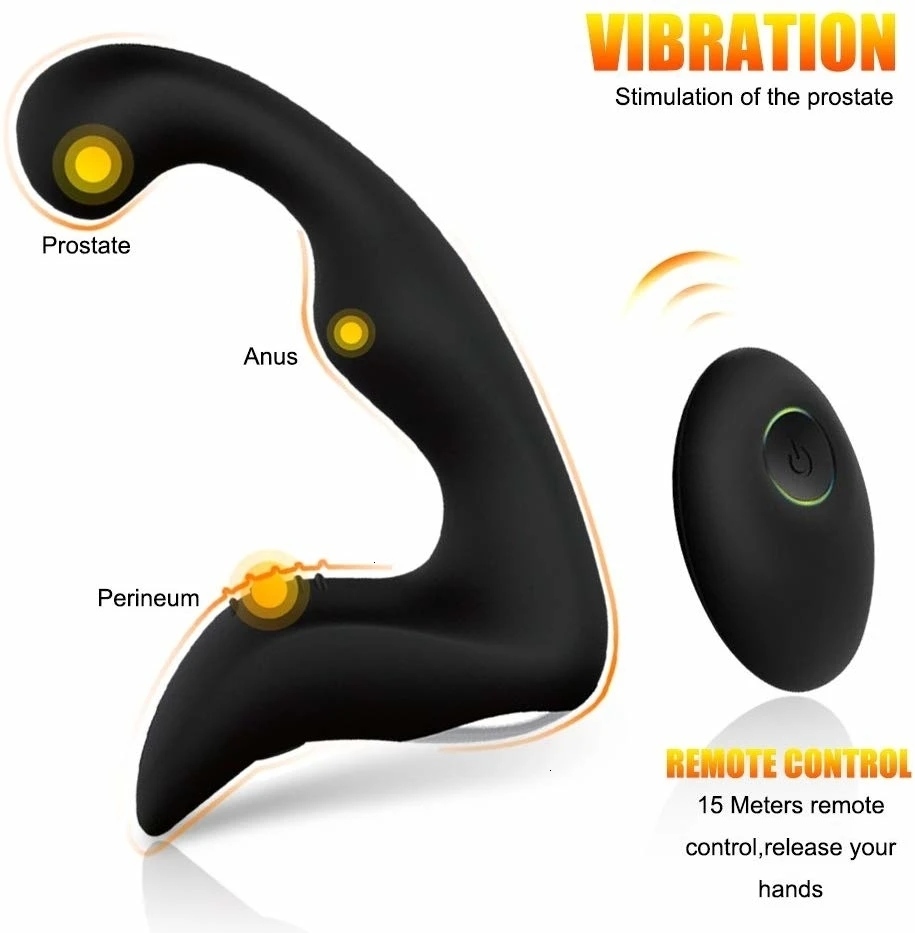 Вибрационный массажер с 9 режимами МОЩНАЯ ВИБРАЦИЯ Водонепроницаемая USB зарядка