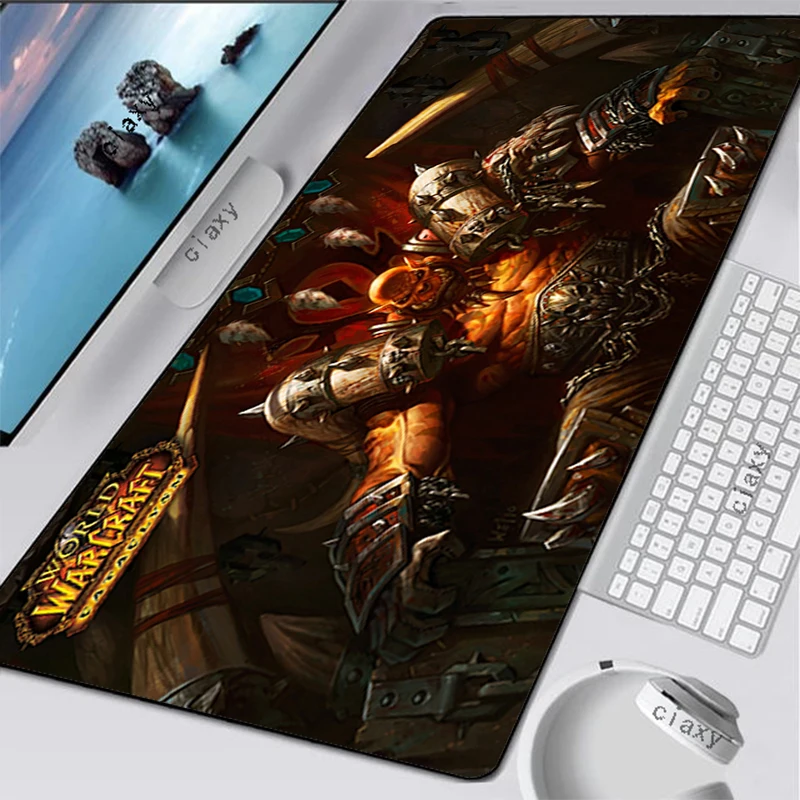 

Table Pads Gamers Accessories World of Warcraft Mousepad Anime Mouse Pad Gamer Computer Desk Mat PC Gamer Cabinet Mausepad Diy