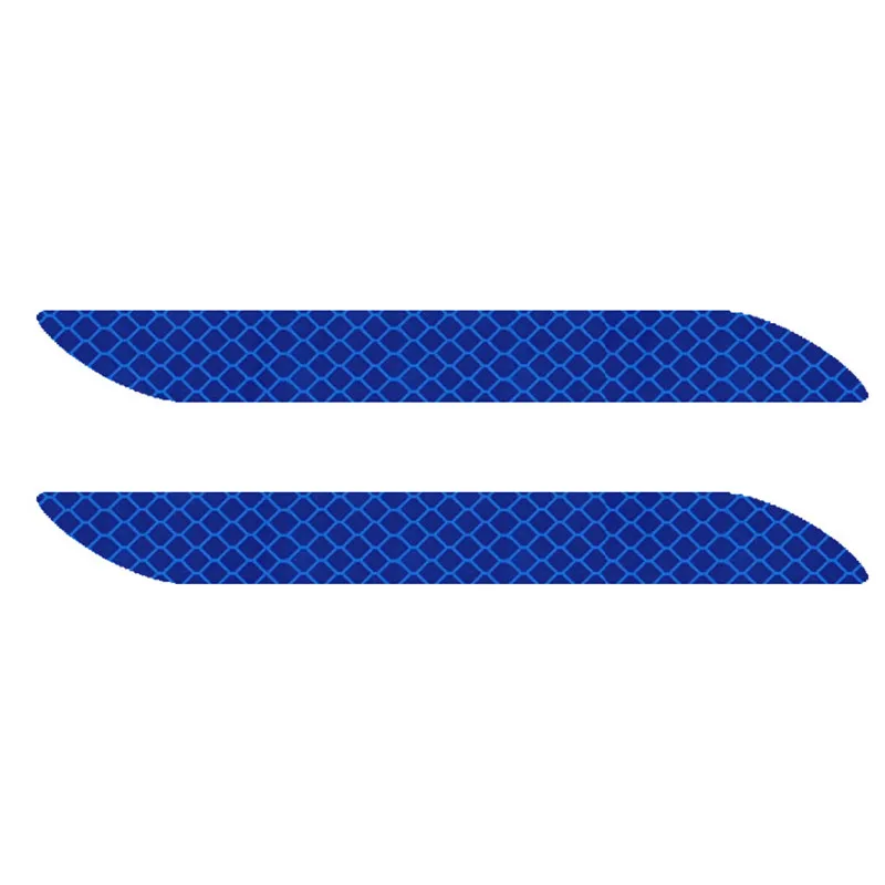 blue 2 шт. велосипедная Светоотражающая наклейка MTB горный велосипед защитная рамка Светоотражающая вилка наклейка лента велосипедная наклейка s велосипедные наклейки - Цвет: blue