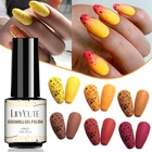 Гель-лак для ногтей LILYCUTE в форме яиц, верхнее покрытие, удаляемый замачиванием, УФ-лампа, гибридные Лаки, базовый топ, украшения для ногтей Гель-лак для ногтей