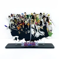 bleach group ichigo kisuke yoruichi byakuya renji gotei 13 hm acrylic stand figure model plate holder topper anime