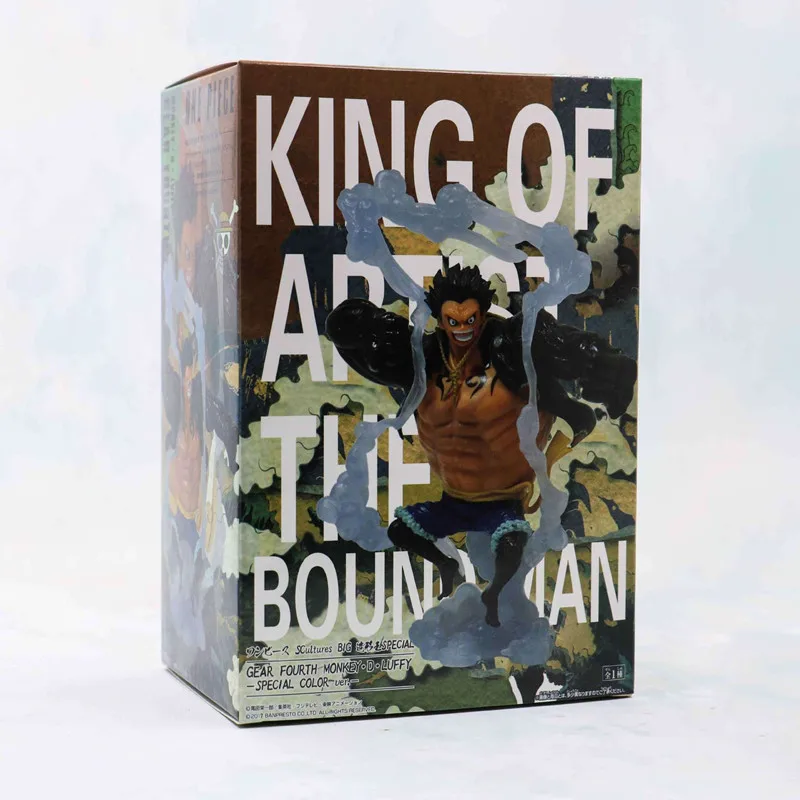 

One Piece Battle Ver Monkey D Luffy Gear 4 Bound Man King Kong Gun Model Toy Luffy Action Figure Collection Kids Toys