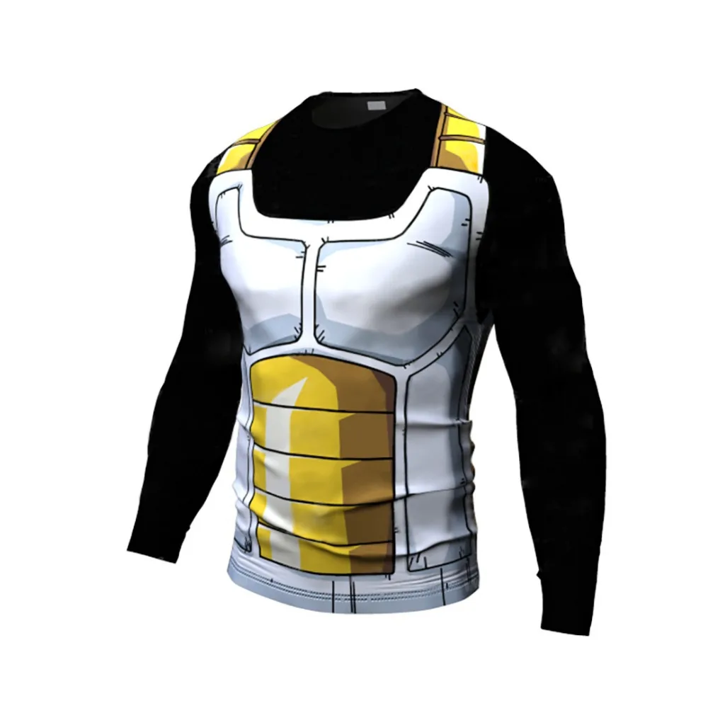 Модные футболки с аниме Гоку Вегета футболка японским женская одежда Saiyan мужские