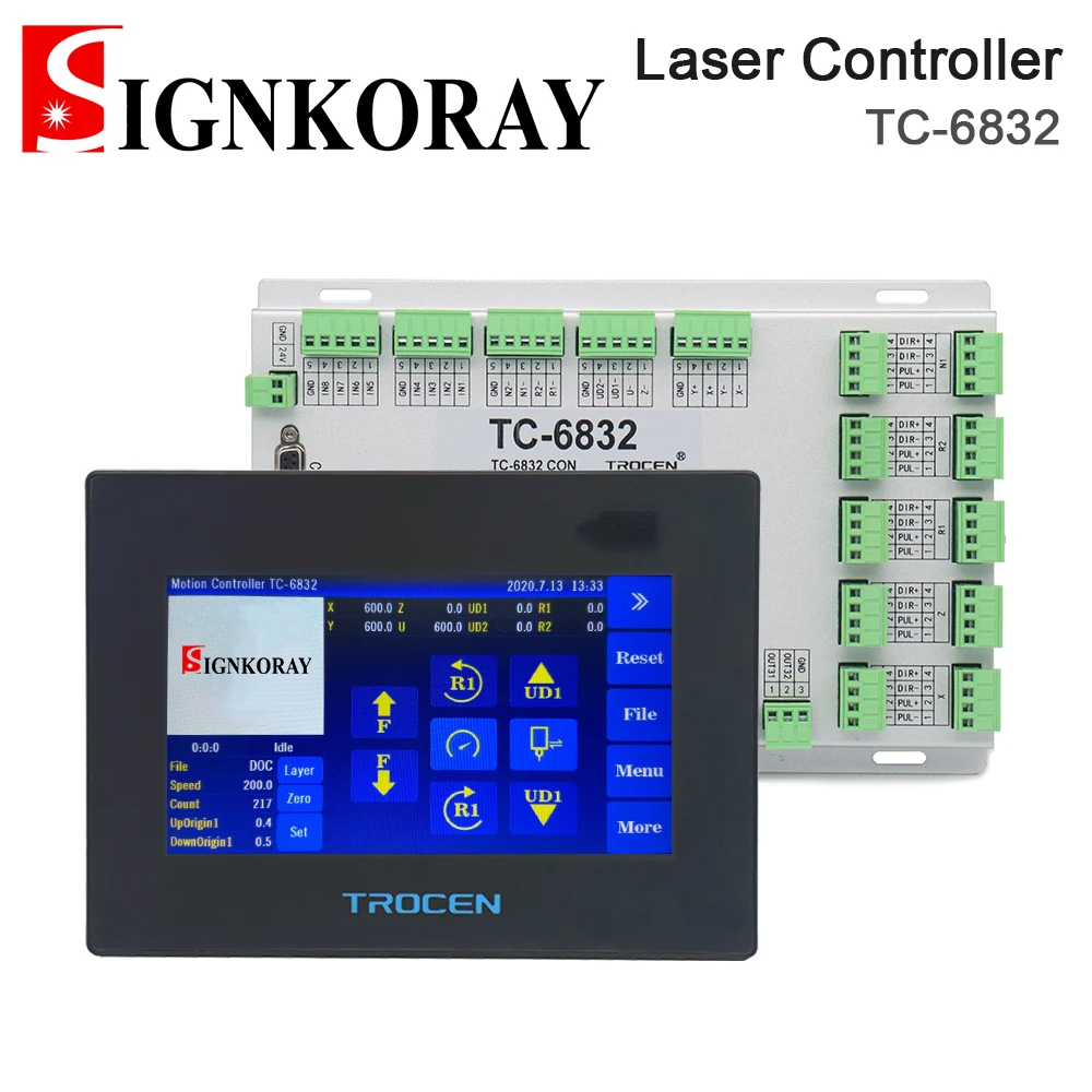 

SIGNKORAY Trocen вибрации Ножи последняя Управление Системы TC-6832 легко работать с 7 дюймовым сенсорным Экран