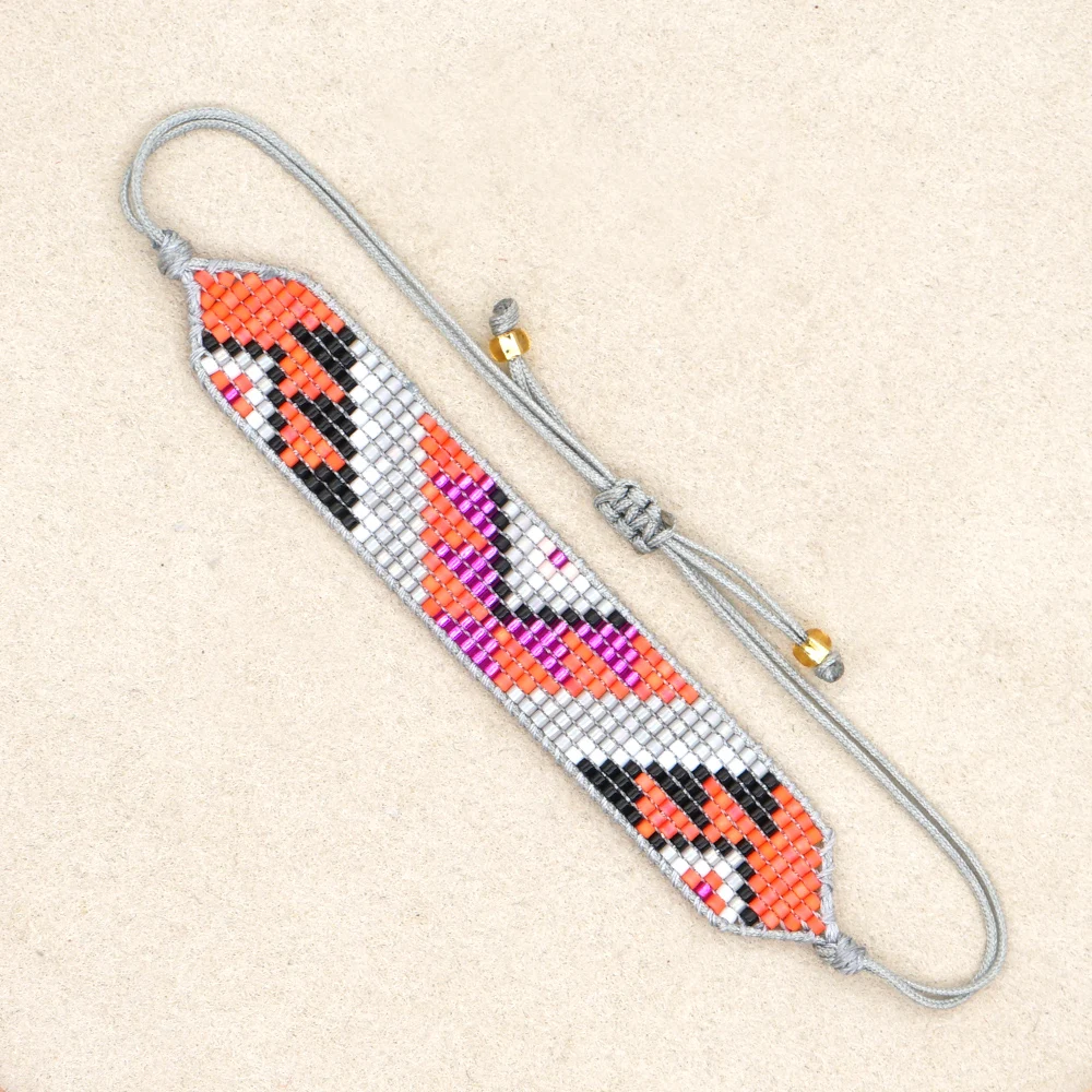 

Go2boho Miyuki Bracelet For Women Jewellery Colorful Beaded Boho Jewelry 2021 Trendy Tassel Friendship Geometry Bracelets