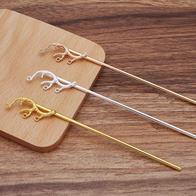 20 шт. металлические ветви дерева шпильки для волос старинный головной убор