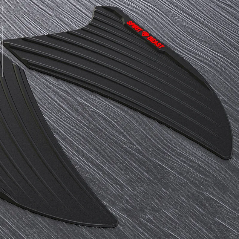 

Stickers on Motorcycle Rubber Tank Protect Antiskid Modification Accessories Durable Wearable Black for Honda CB650R CBR650R