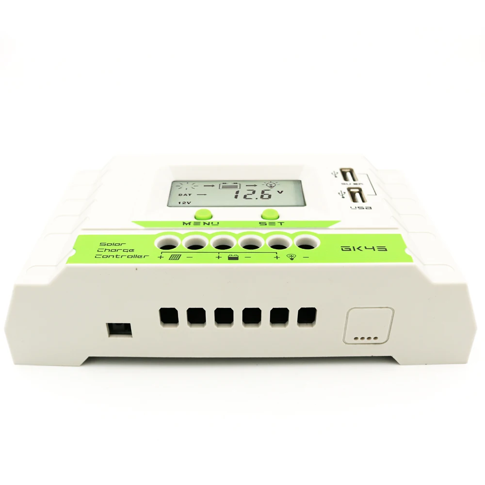 Зарядное устройство для панели солнечных батарей с ЖК-дисплеем 40/30/20/10 А