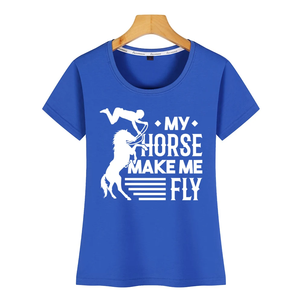Tops T Shirt Women horses horse riding equestria quote funny awesome Hip Hop Vintage Custom Female Tshirt | Женская одежда