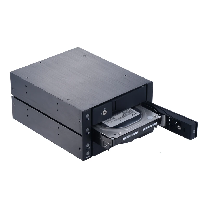 GloryStar 3*3,5 дюймов внутренний Hdd мобильный стеллаж для 2*5,2" оптический ПК отсек с горячей заменой с замком дизайн