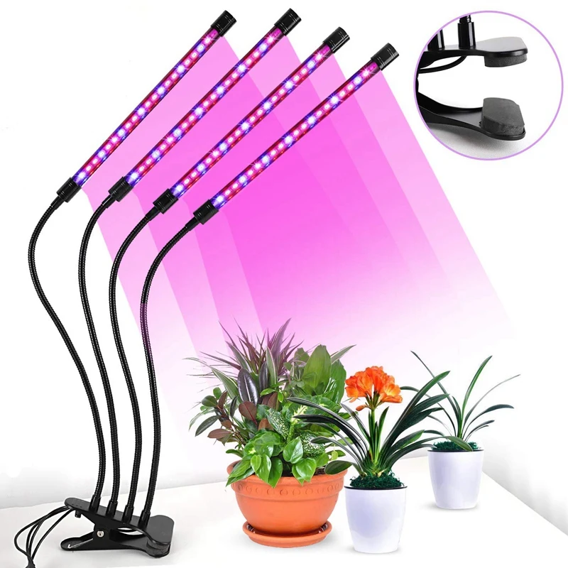 Grow Lights завод огни для комнатных растений 80 ваттов 40 светодиодный ламп