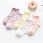 5 парлот, детские модные хлопковые носки ультратонкие сетчатые носки для От 0 до 3 лет, для мальчиков и девочек-подростков, весенне-летние дышащие носки для детей