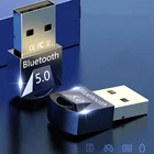 Беспроводной приемник Bluetooth 5,0 2 в 1, передатчик, аудиоадаптер для компьютера, ПК, ноутбука, Музыкальный USB Bluetooth-ключ, USB-гарнитура