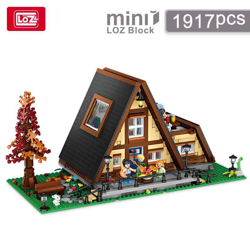 

LOZ 1037 Mini Blocks Lovely Tiny Cabin House Building Bricks for Children Gifts Fun Toy Kids Brinquedos Girls Present 1917PCS