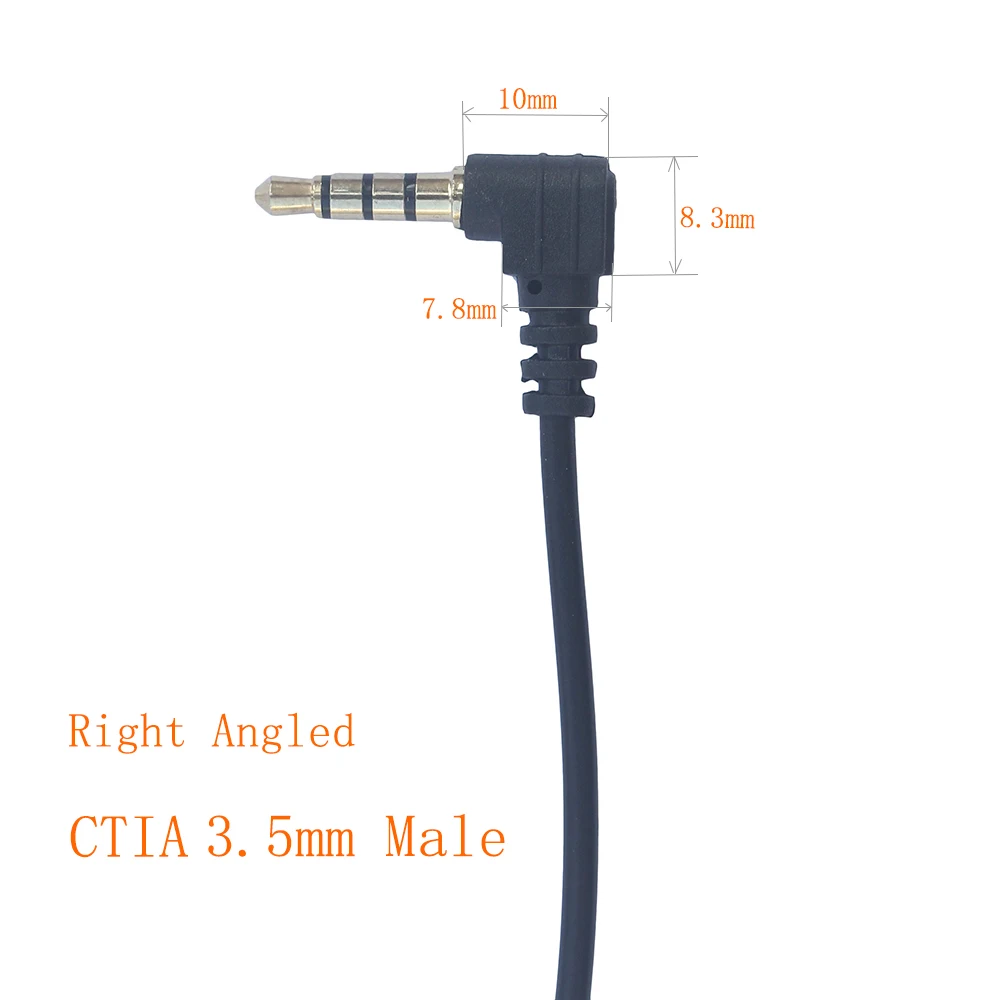 15cm 3.5mm CTIA to OMTP male female right angled mutual converter audio headphone connectors jack adapter plug cable |