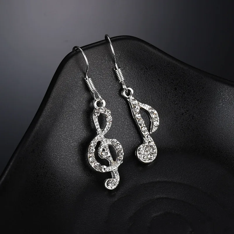 

Temperament earrings, fashion asymmetric summer earrings, geometric notes, elegant jewelry for women and girls, friendship gifts