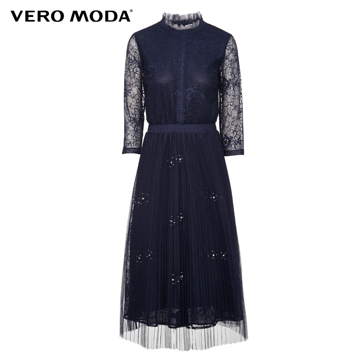 

Vero Moda Women's 3D Lace 3/4 Sleeves Party Dress | 319361503