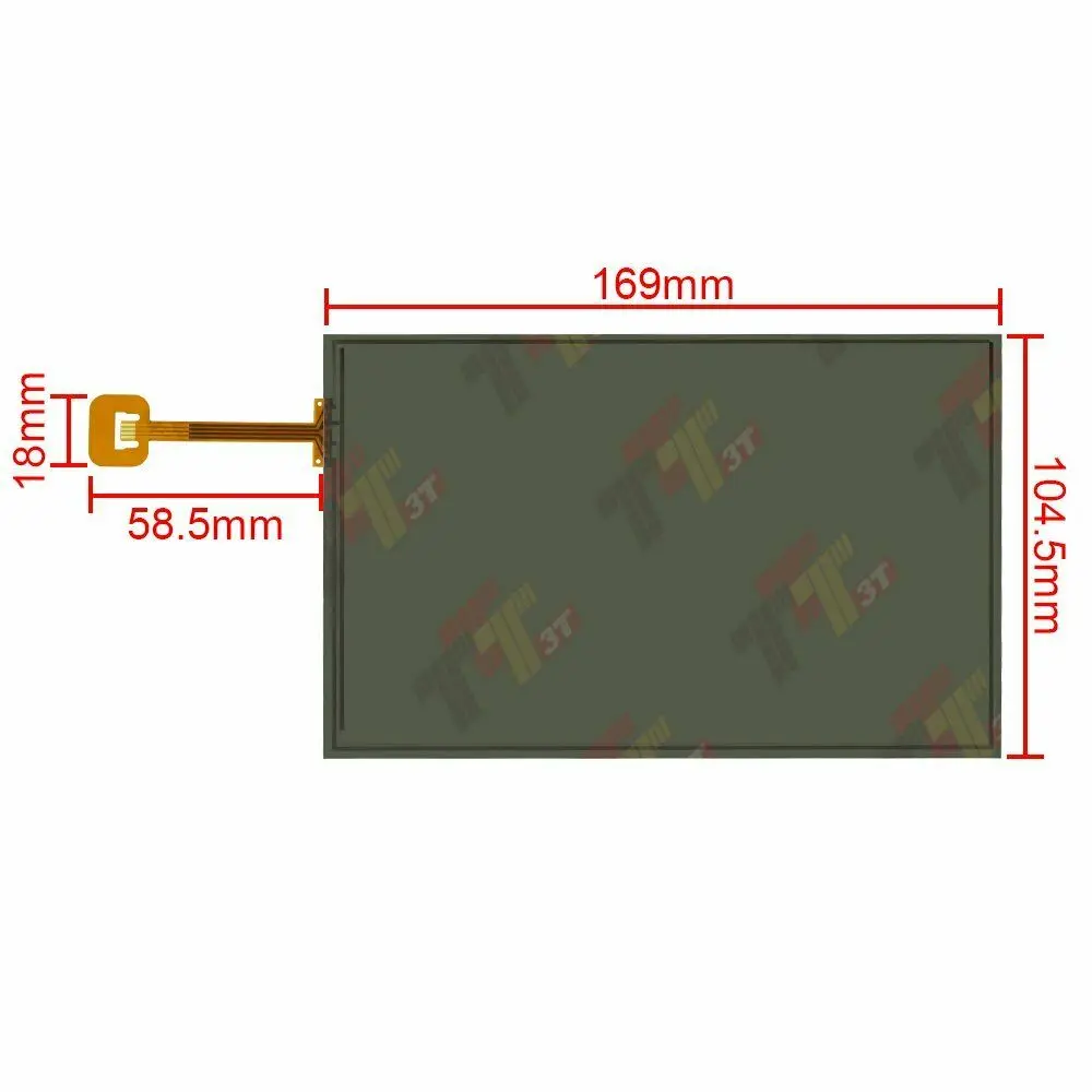 4-контактный сенсорный экран дигитайзер объектив для Porsche PCM3.1 cayenne автомобильный