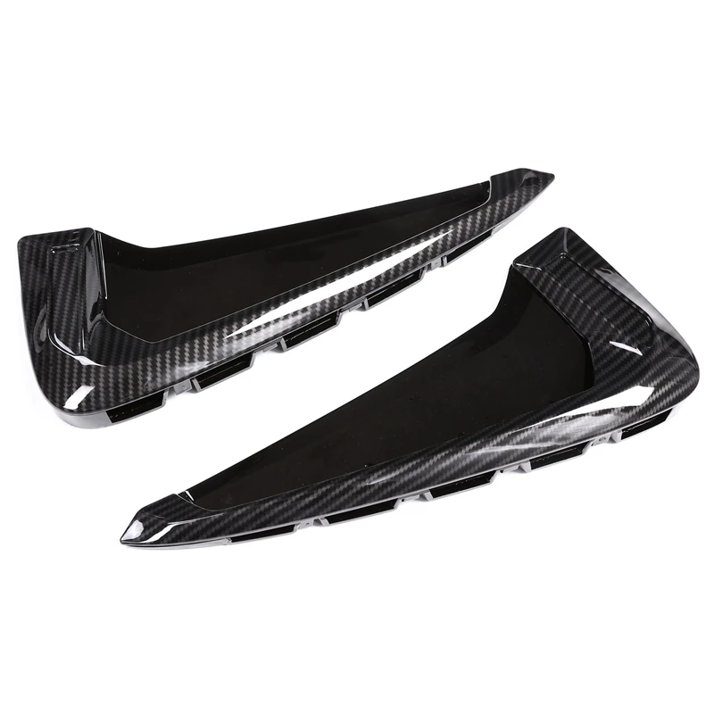 

Shark Gills Side Fender Vent Stickers with Front Bumper Lower Grille Cover Trim,for BMW X5 E70 E71 07-10,F15 F85 14-17