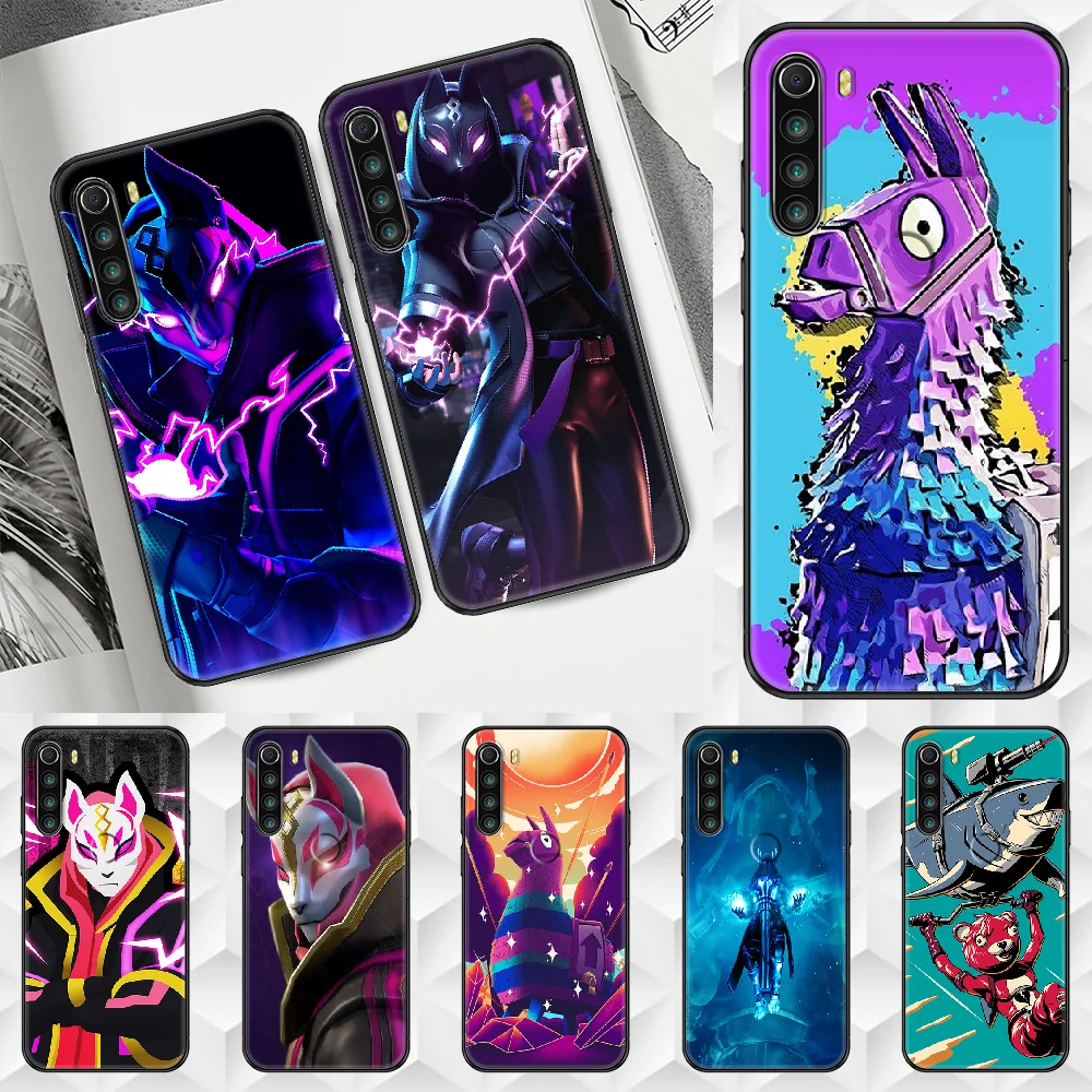 Чехол для телефона T-Fortnites-TPS-Game Xiaomi Redmi Note 7 7A 8 8T 9 9A 9S 10 K30 Pro Ультрачерный