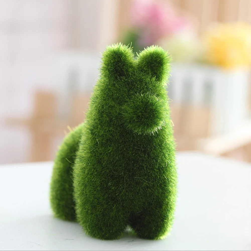 

Fresh Lovely Artificial Green Plant Moss Ornament Home Party Garden Wedding Decor Moss Ornament Photography Props