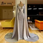 Женское вечернее платье с длинным рукавом, длинное арабское платье для выпускного вечера, 2021